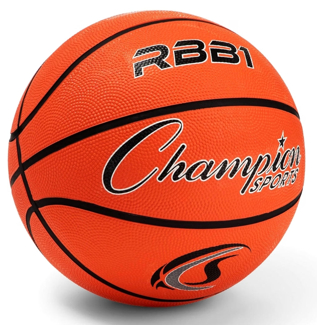 Champion Leather Basketball, High-Grip Prcccofessional Size Sports Ball for Indoor Outdoor Courts