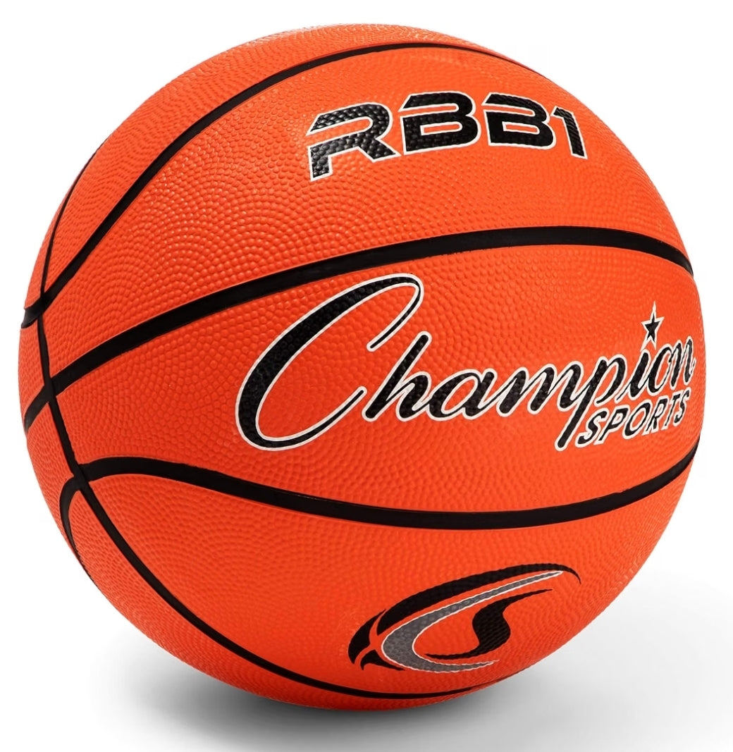 Champion Leather Basketball, High-Grip Prcccofessional Size Sports Ball for Indoor Outdoor Courts