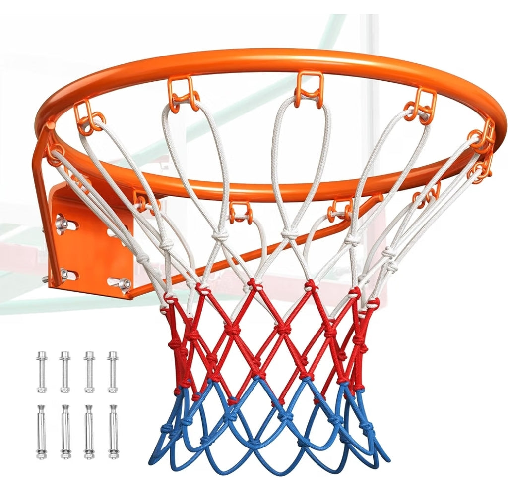 VEVOR Basketball Hoop, 44 54 Inchs PC Backboard Wall Mounted, Basketball Portable Hoop & Goal, Indoor & Outdoor with Hand-Crank Adjustment, Classic Basketball Court, Teens, Adults, Schools, Parks