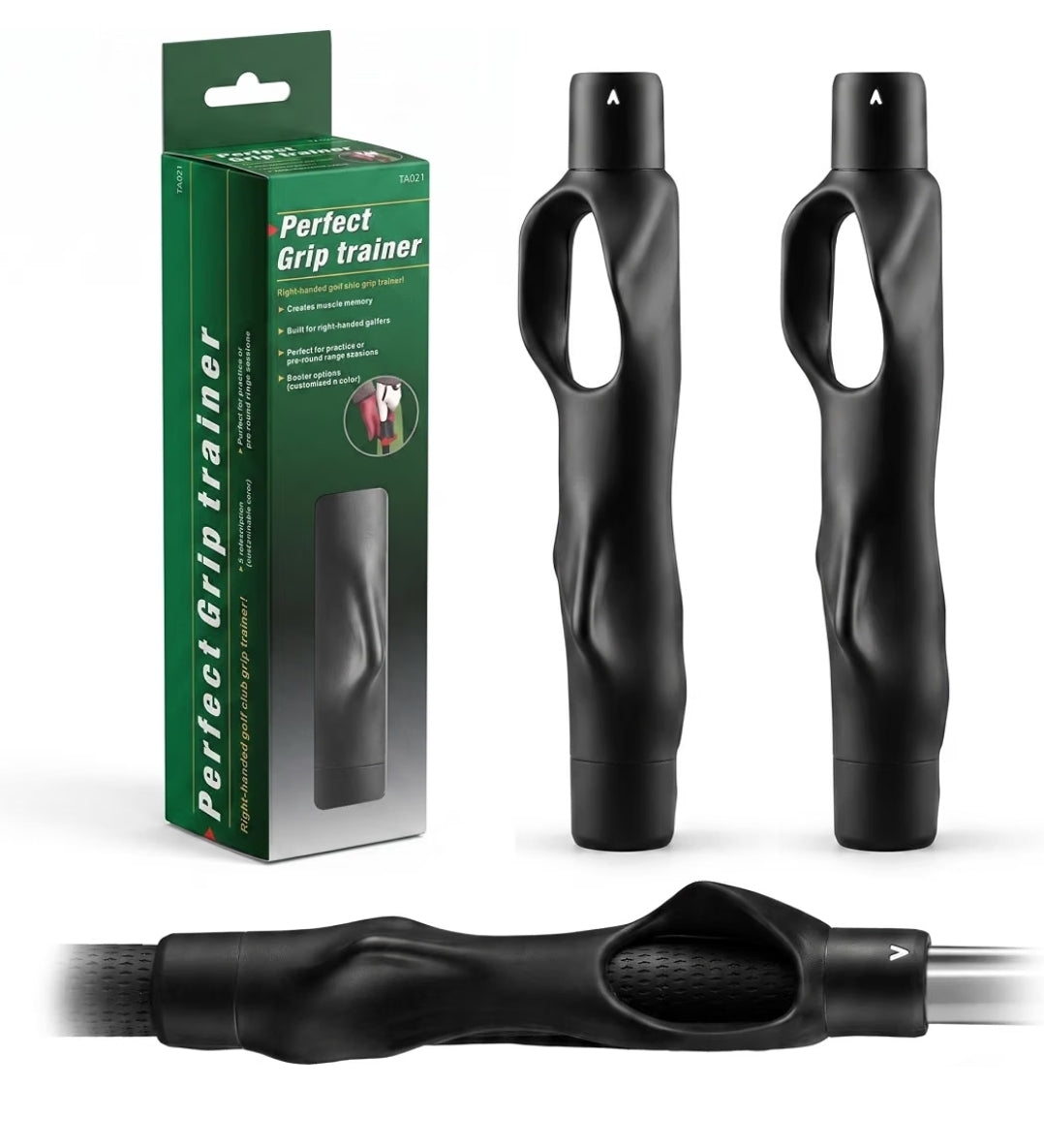 Golf Grip Trainer - Ergonomic Swing Training Aid for Correct Hand Positioning & Muscle Memory